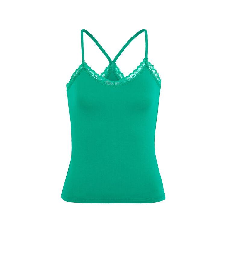 Top verde esmeralda vitamiz verde.