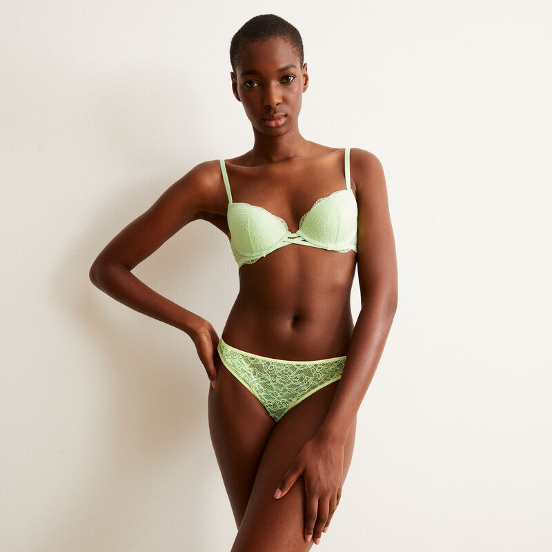 Braguita brasileña de encaje - verde Braguita brasileña de encaje - verde;