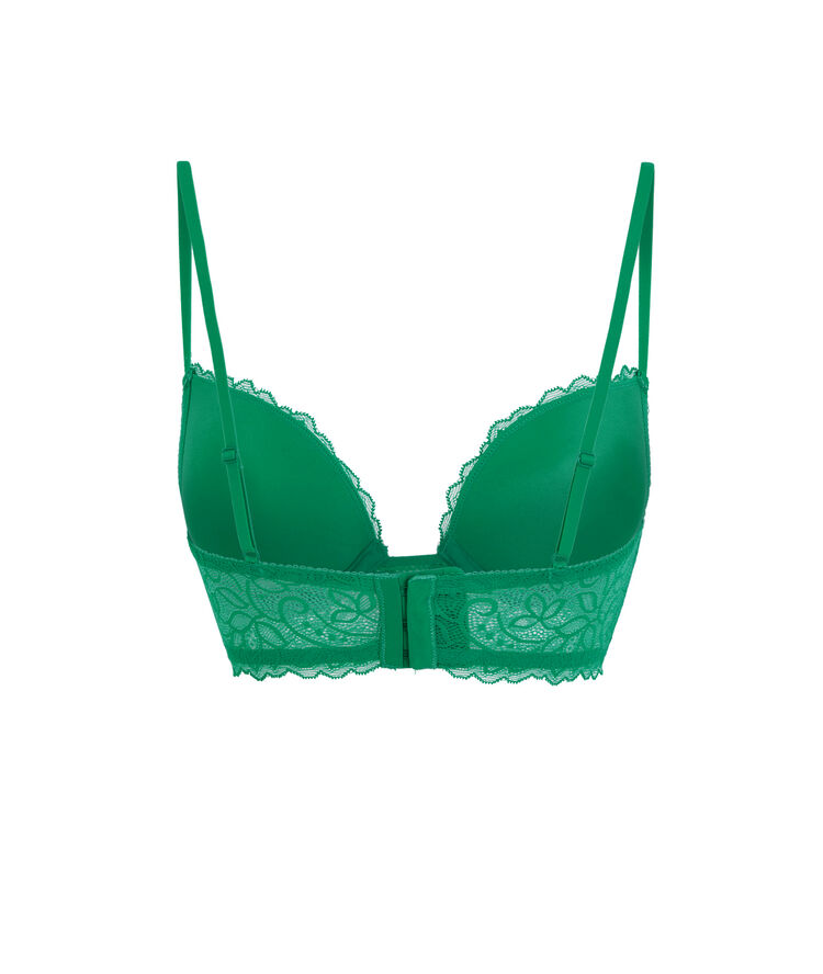 Sujetador push-up verde esmeralda sayiz verde.