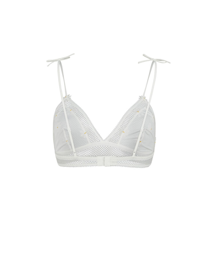 Sujetador triángulo sin aros - blanco blanco.