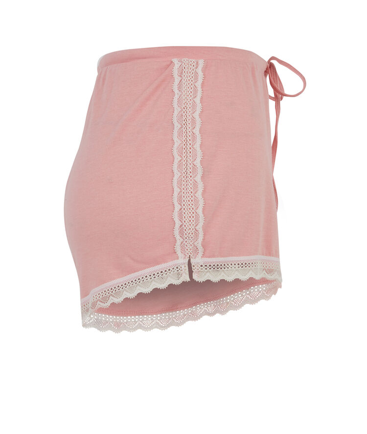 Shorts rosa pálido sidevitamiz rosa.
