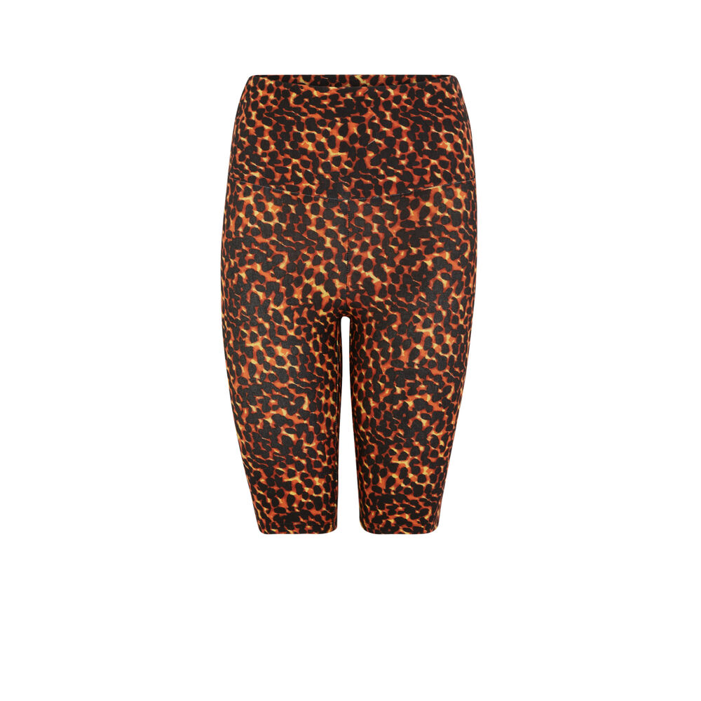 Pantalón ciclista de talle alto - negro negro.