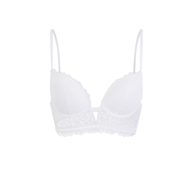 Sujetador push-up blanco sayiz blanco.