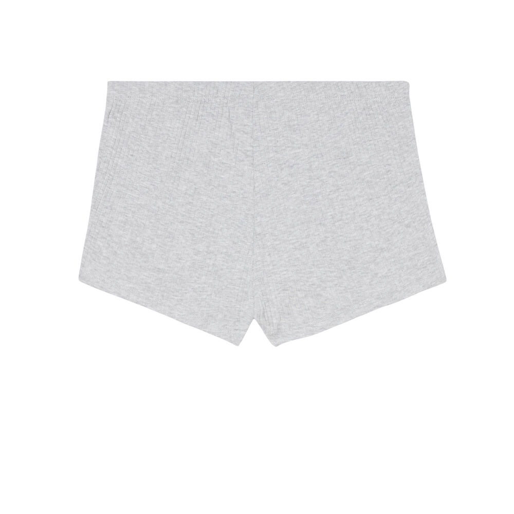 Short corto liso - gris gris.