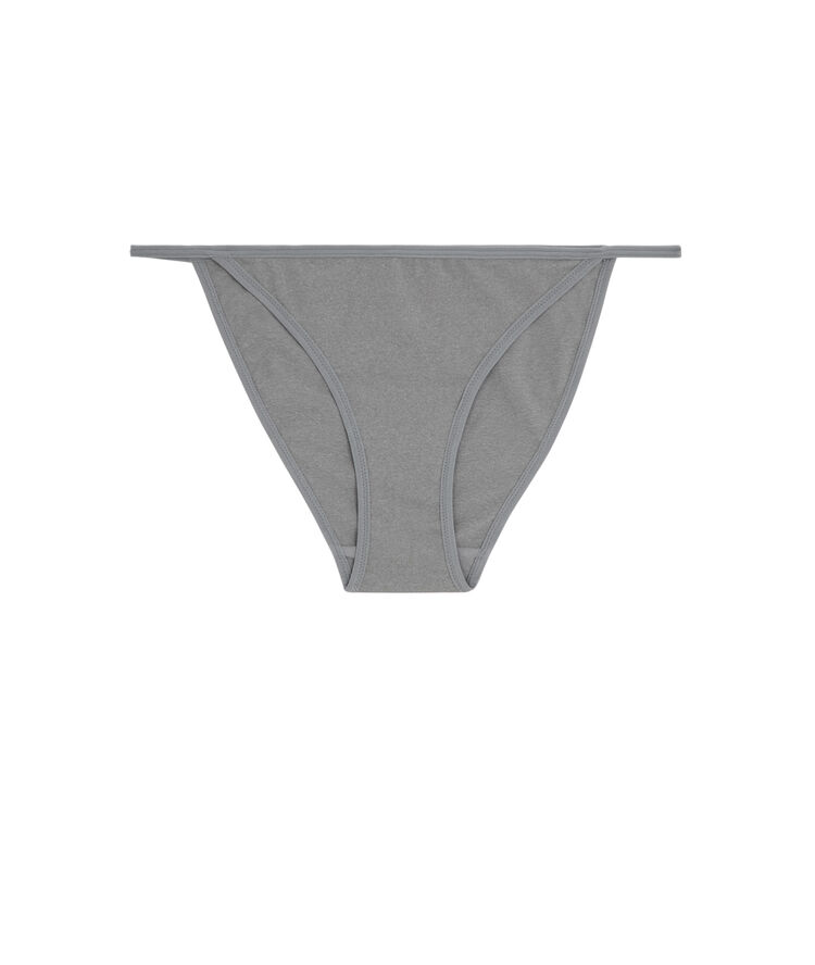 Braguita gris de cintura fina gris.