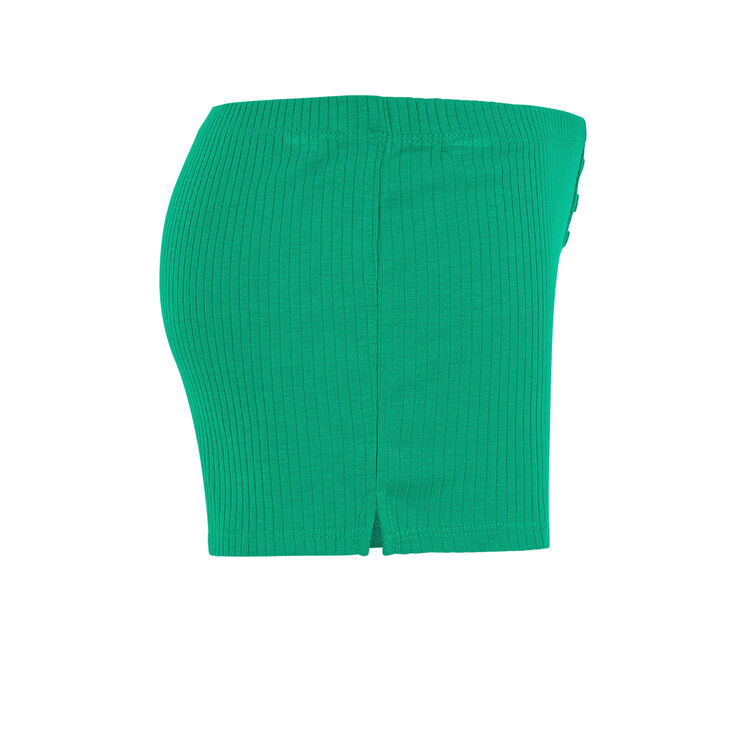 Shorts en verde esmeralda newdebidiz green.