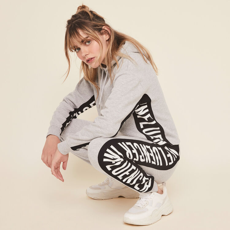 Sudadera con capucha y bandas laterales hellovibiz Sudadera con capucha y bandas laterales hellovibiz;