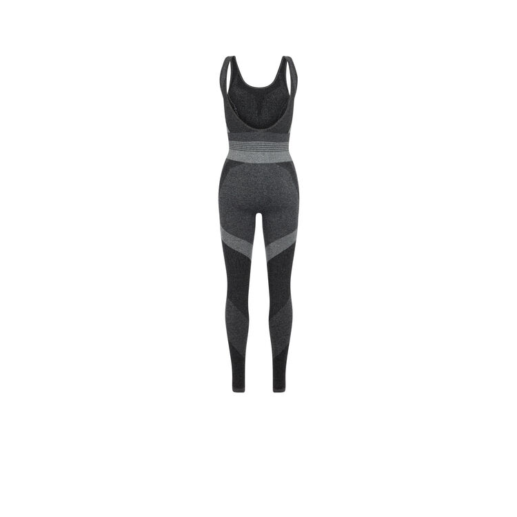 Mono deportivo sin costuras seamblockiz gris oscuro.