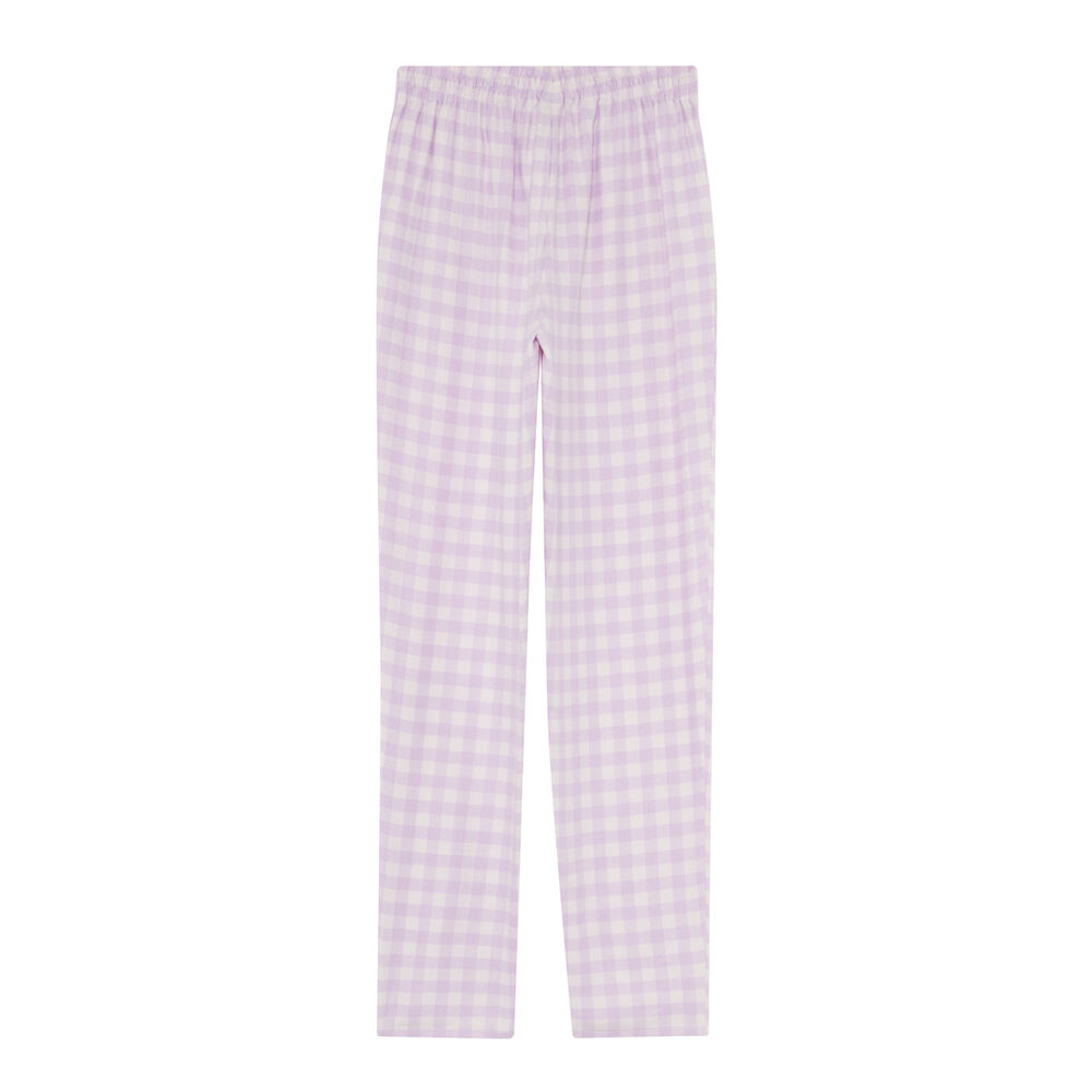 Pantalón a cuadros - rosa rosa.