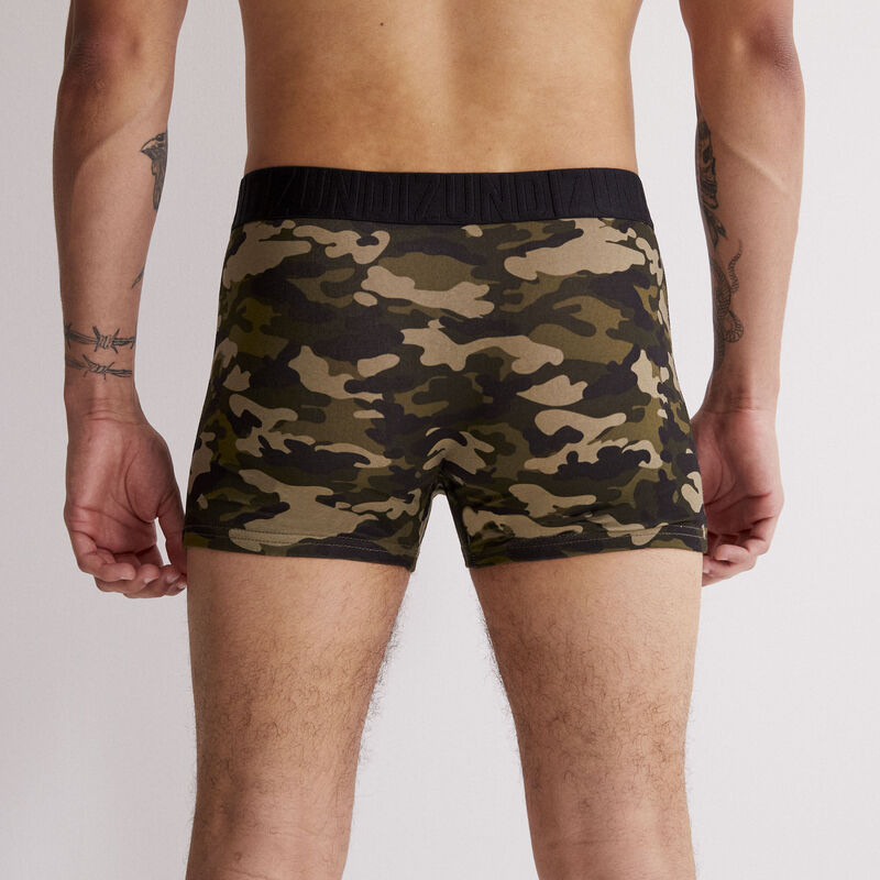 Bóxer con estampado de camuflaje - negro Bóxer con estampado de camuflaje - negro;