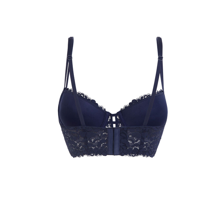 Sujetador bustier azul de aumento luluiz Sujetador bustier azul de aumento luluiz;