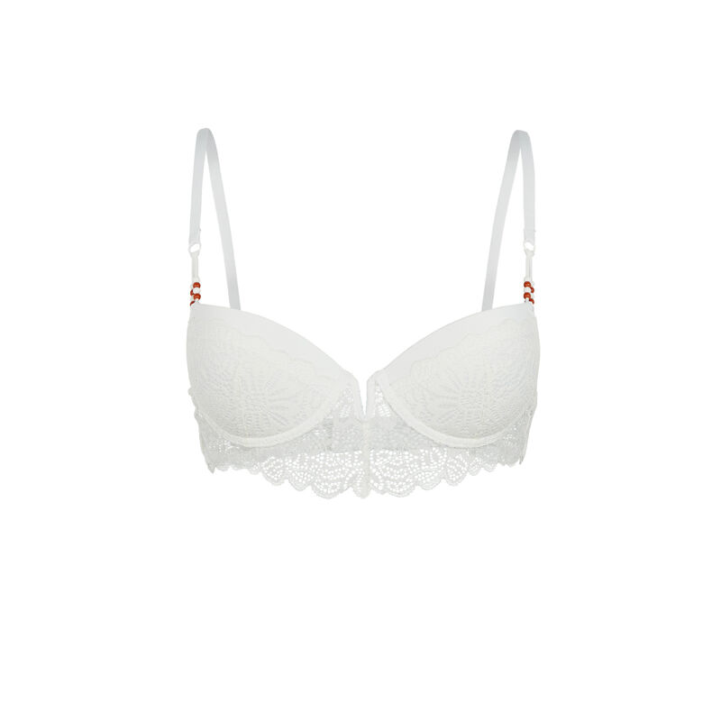 Sujetador corpiño push-up - blanco Sujetador corpiño push-up - blanco;