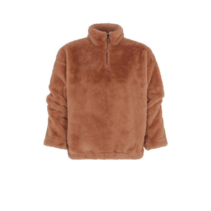 Sudadera de polar - marrón Sudadera de polar - marrón ;