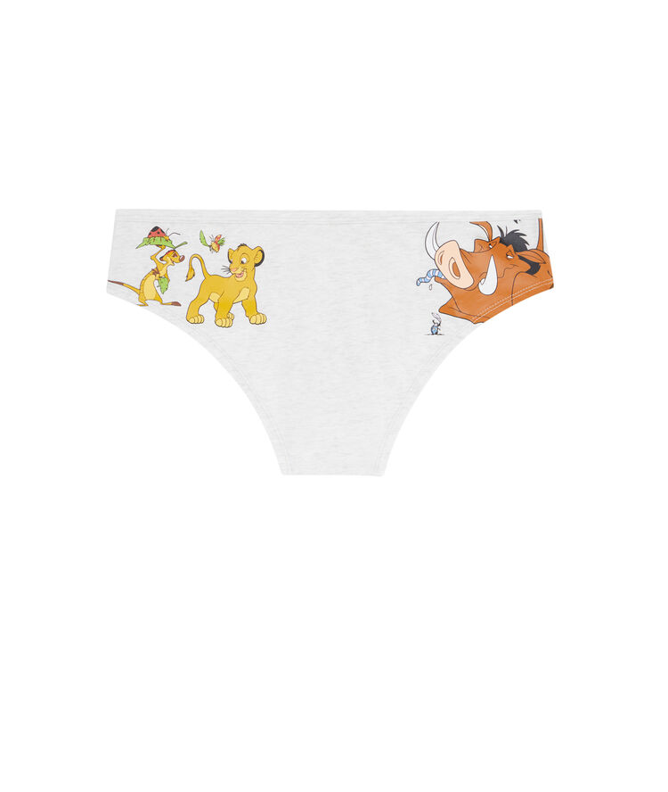 Braguita culotte con estampado el rey león - gris gris.