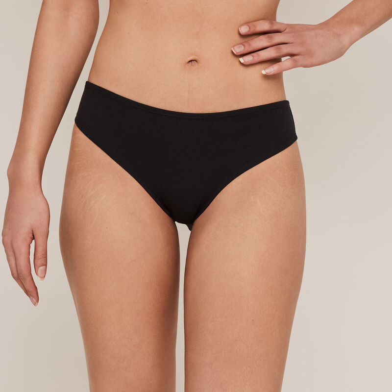Braguita de algodón Line Friends - negra Braguita de algodón Line Friends - negra;