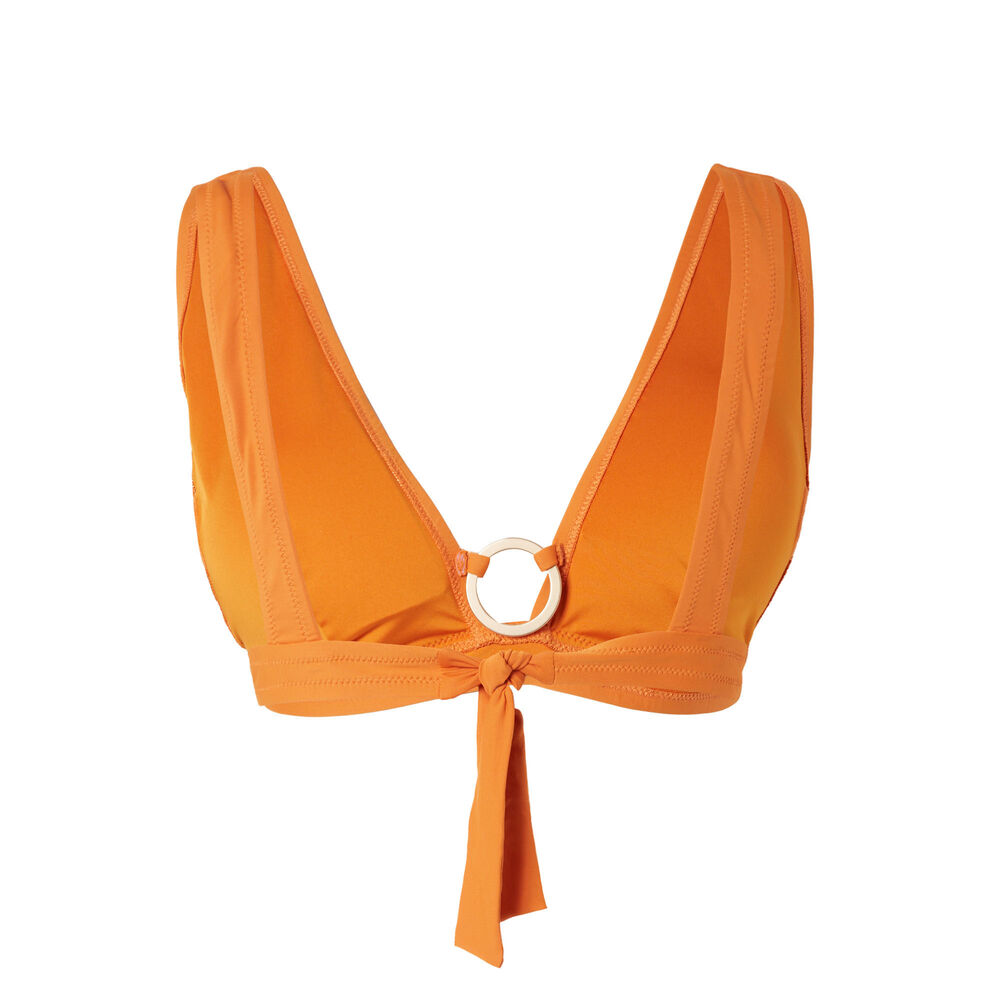 Parte de arriba de bikini triángulo pañuelo - naranja orange.