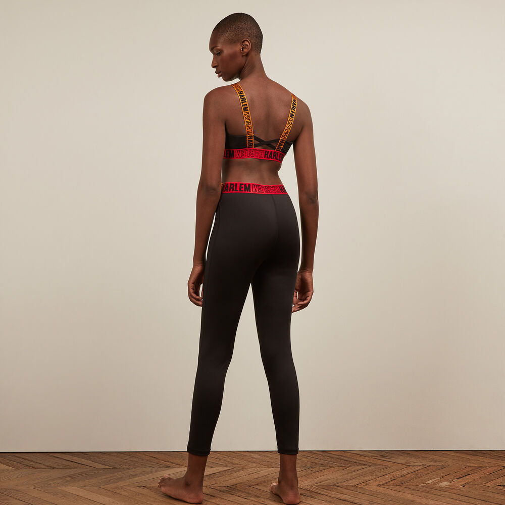 Legging deportivo - negro negro.