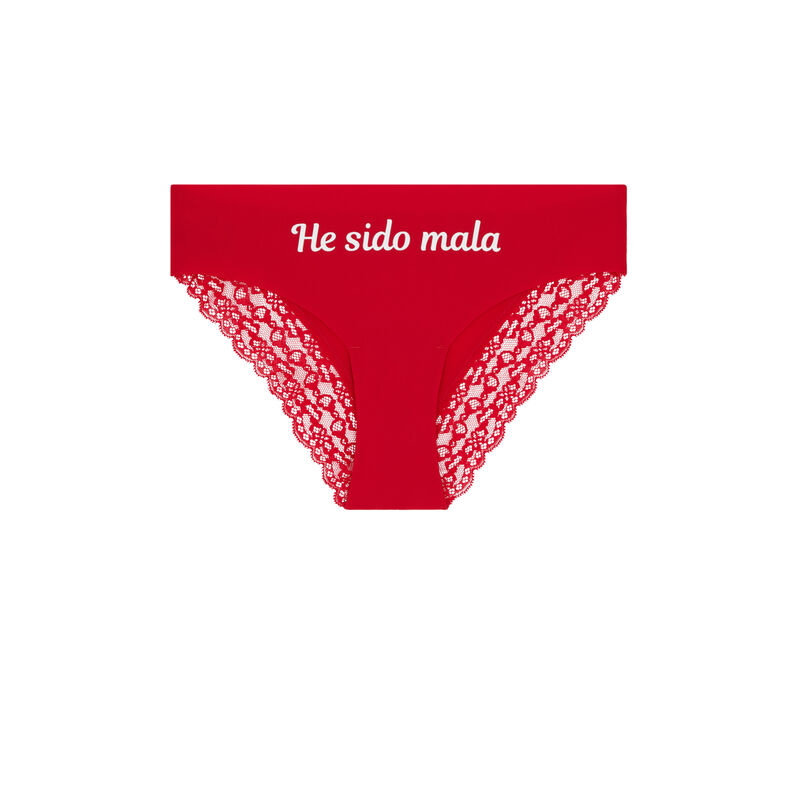 Culotte de micro con mensaje estresvilainiz Culotte de micro con mensaje estresvilainiz;