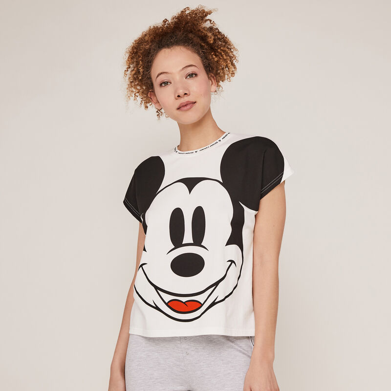 Top de manga corta de Mickey - crudo Top de manga corta de Mickey - crudo;