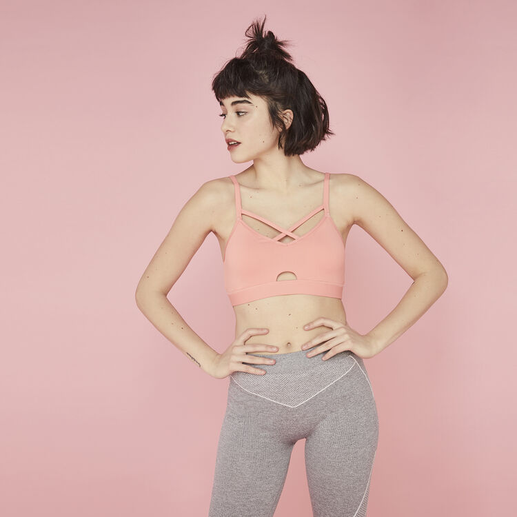 Sujetador deportivo rosa boxfightiz pink.