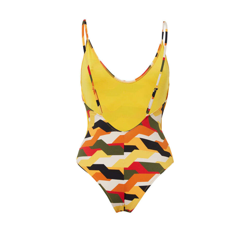 Bañador de una sola pieza vintage - amarillo amarillo.