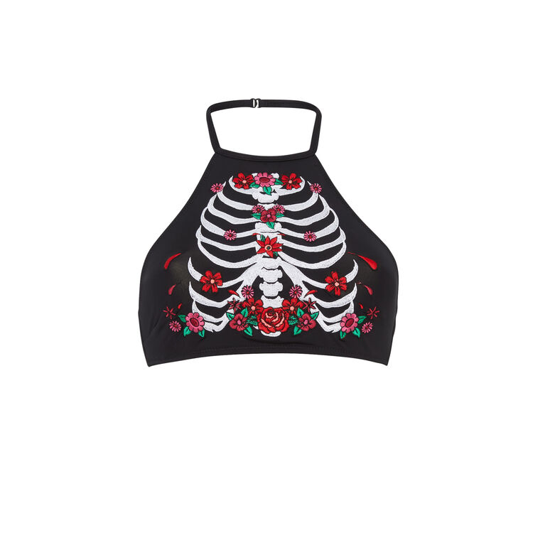 Sujetador negro squelettiz Sujetador negro squelettiz;