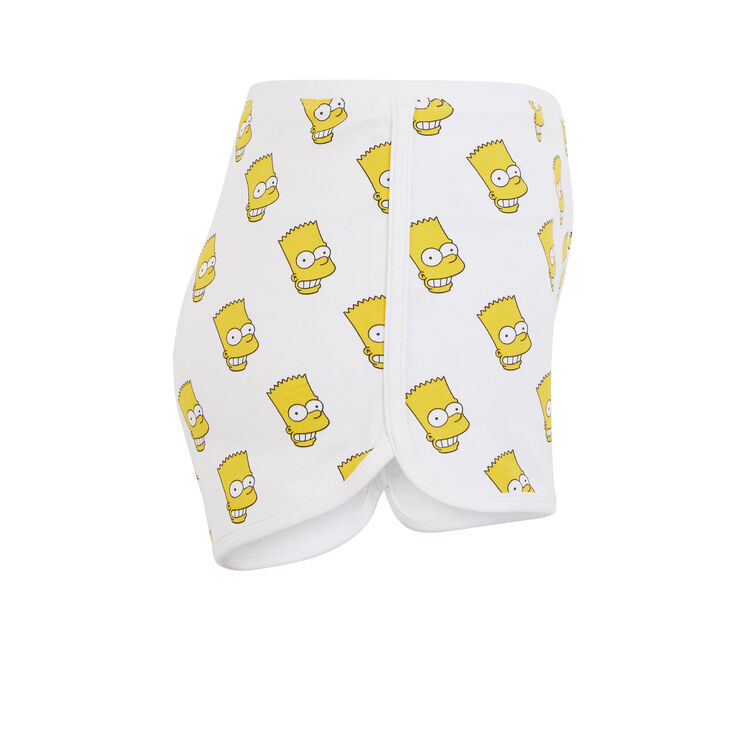 Short estampado bartiz blanco.