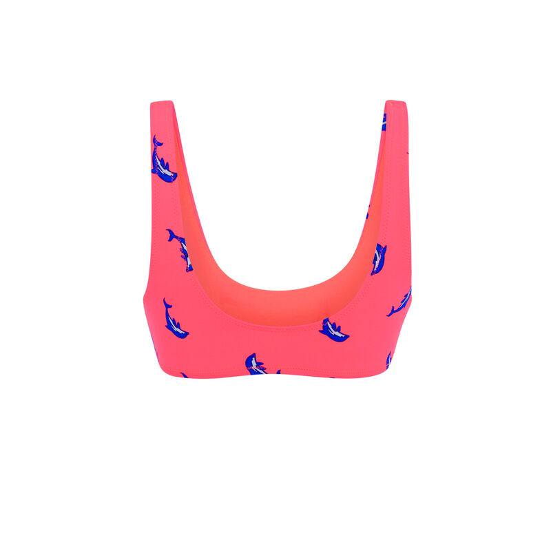 Top de bikini rosa fluorescente Flipperiz Top de bikini rosa fluorescente Flipperiz;