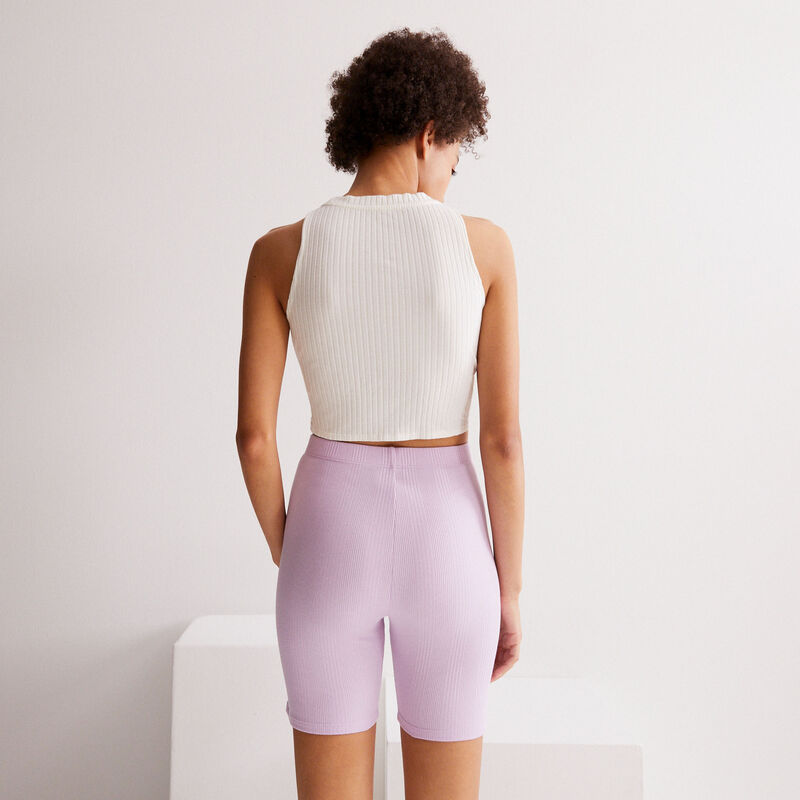 Pantalón ciclista liso - lila Pantalón ciclista liso - lila;