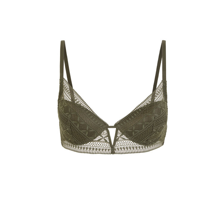 Sujetador corpiño push-up caqui elenoriz Sujetador corpiño push-up caqui elenoriz;