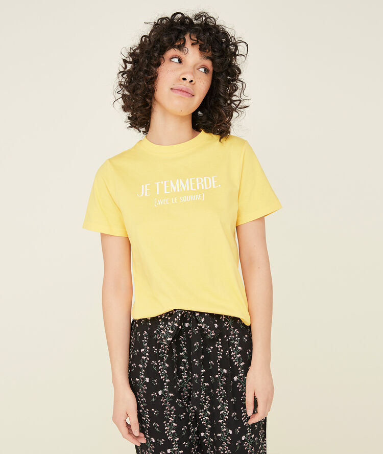 Camiseta amarilla joliefloriz yellow.