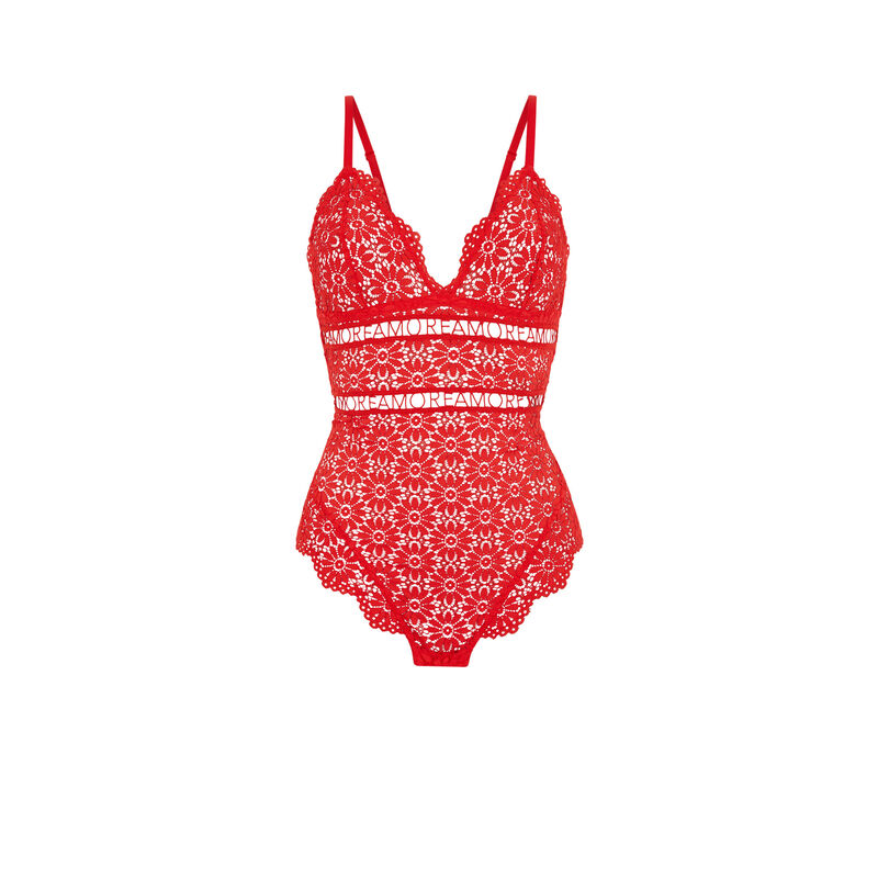 Body sin aros con braguita brasileña - rojo Body sin aros con braguita brasileña - rojo;