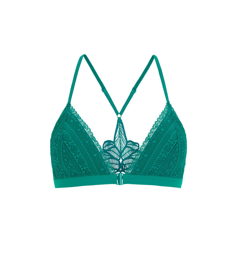 Sujetador triángulo con copa - verde verde.