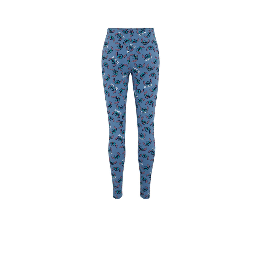 Leggings con estampado stitch - azul azul.