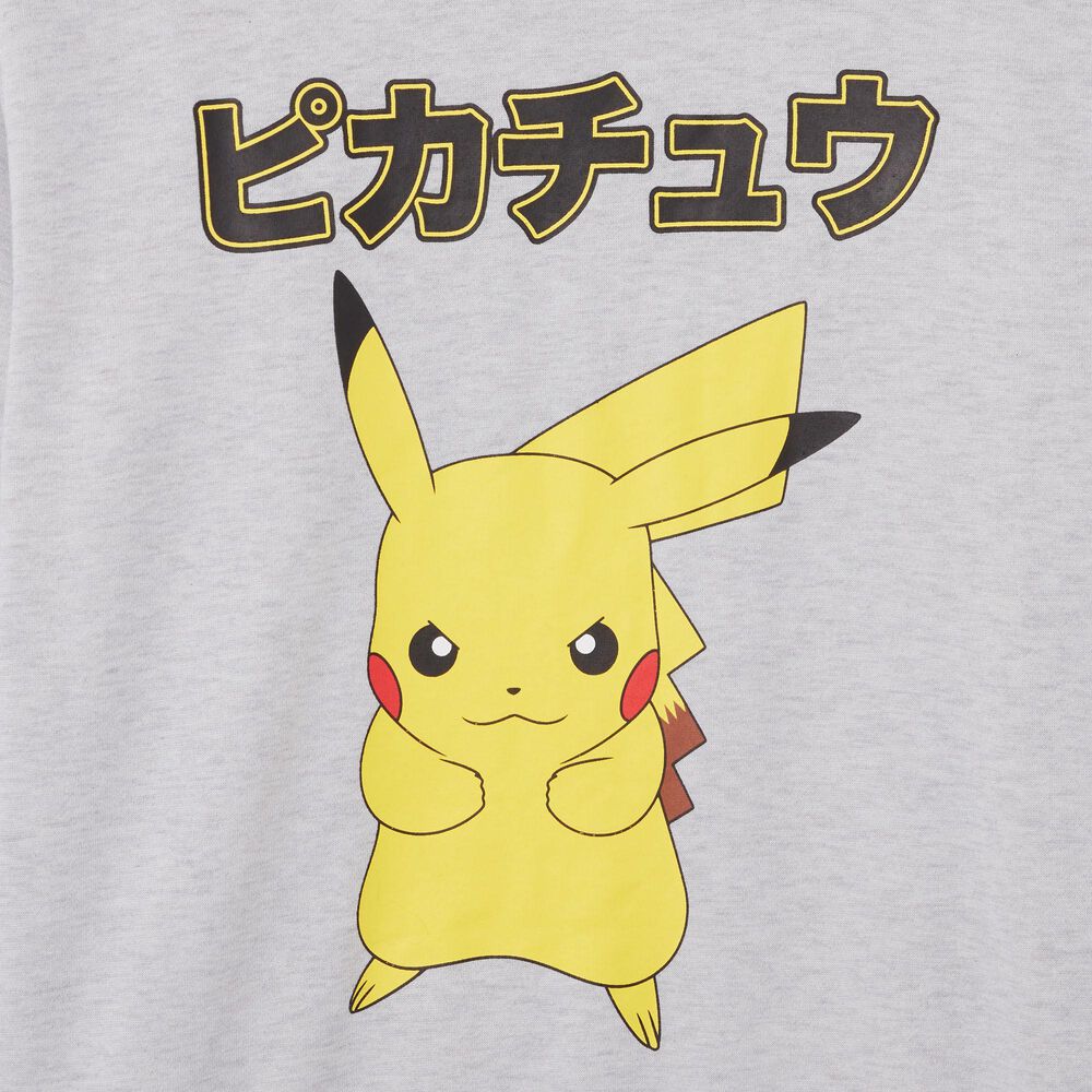 Sudadera pikachu - gris gris.
