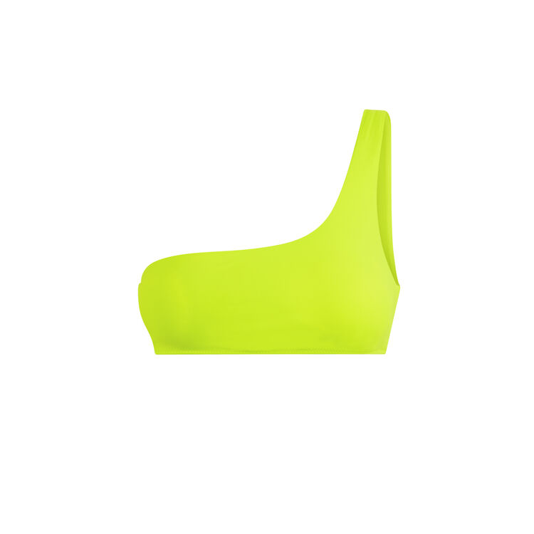 Maillot de baño amarillo fluo nosymetriz amarillo fluo.