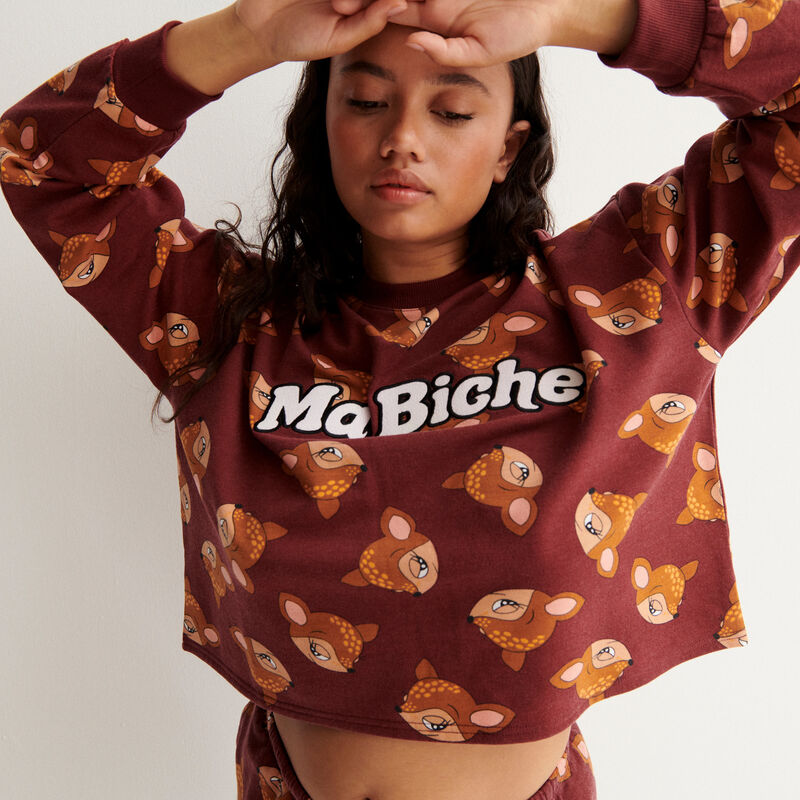 Sudadera Bambi - marrón Sudadera Bambi - marrón;