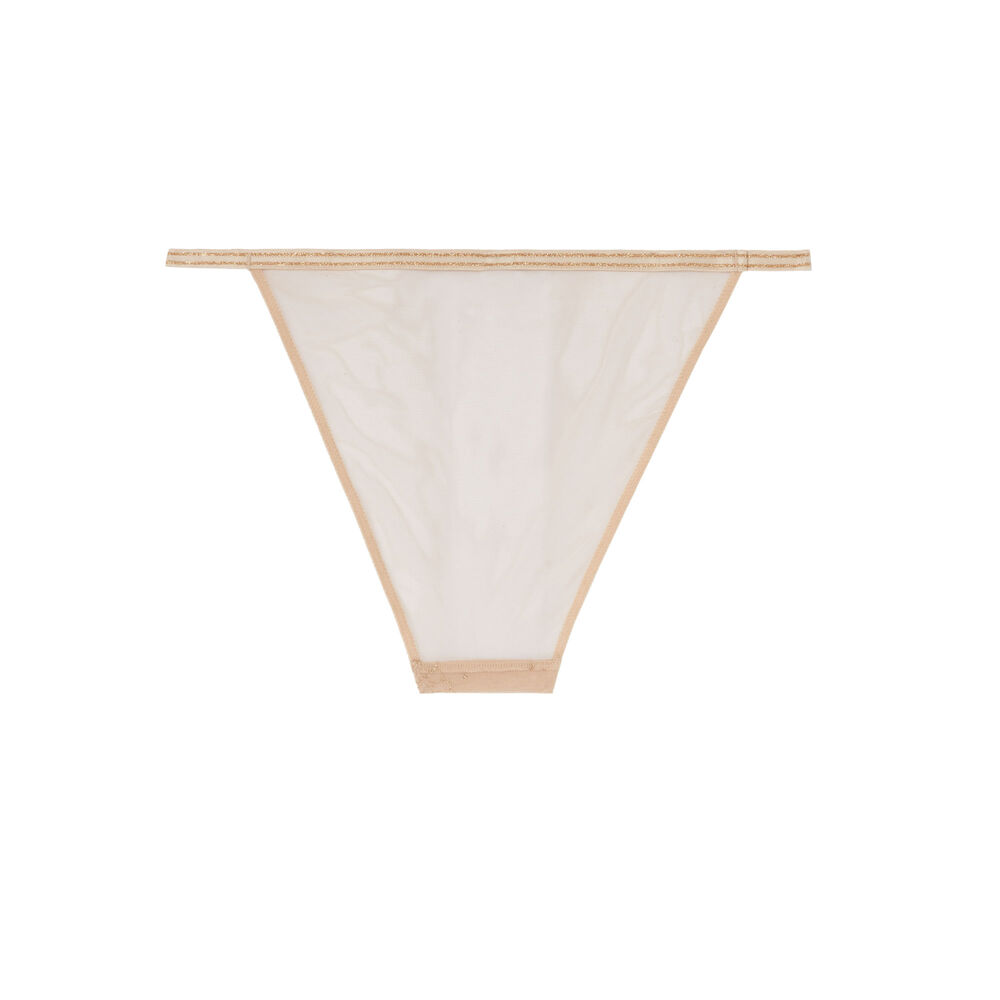 Braguita brasileña con bordado - beige beige.