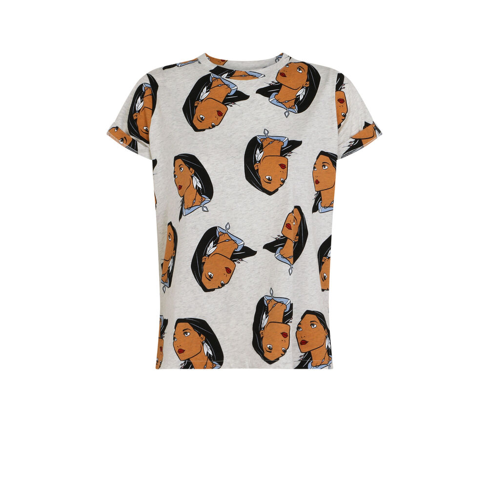 Top con motivos de pocahontas - crudo crudo.