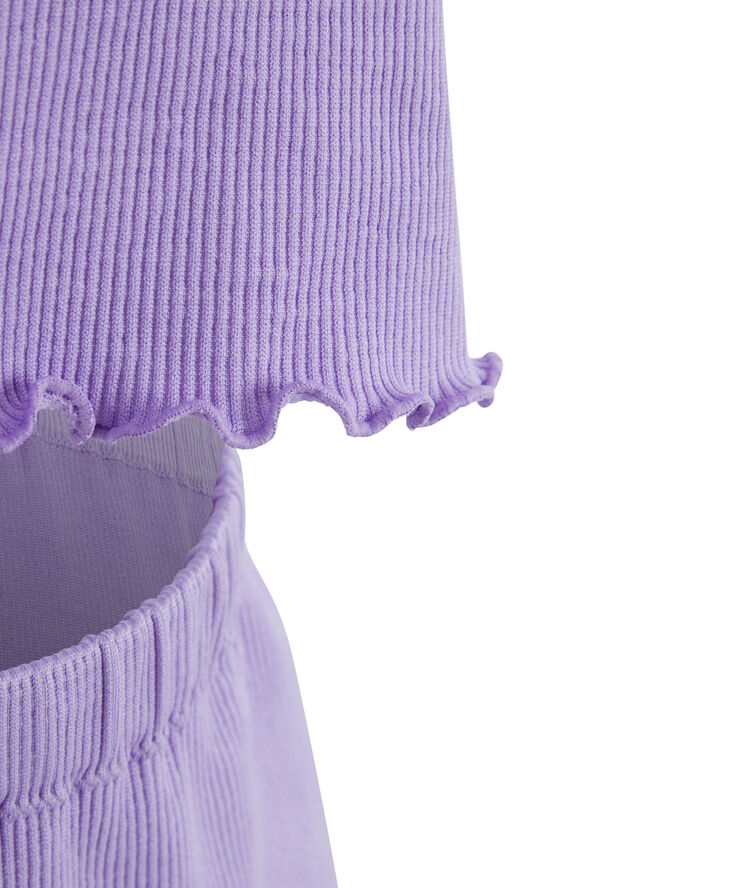 Conjunto top + short - morado morado.