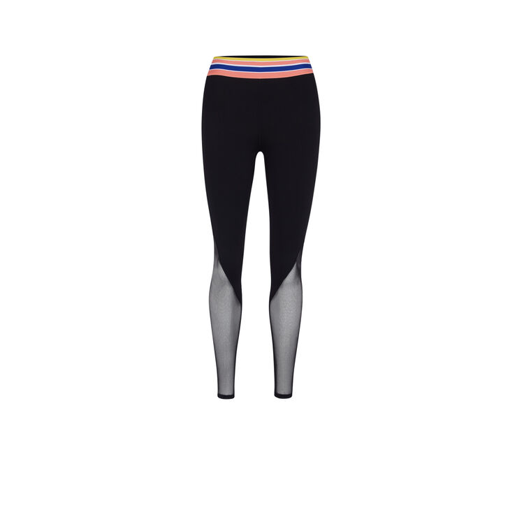 Legging negro popstripiz Legging negro popstripiz;