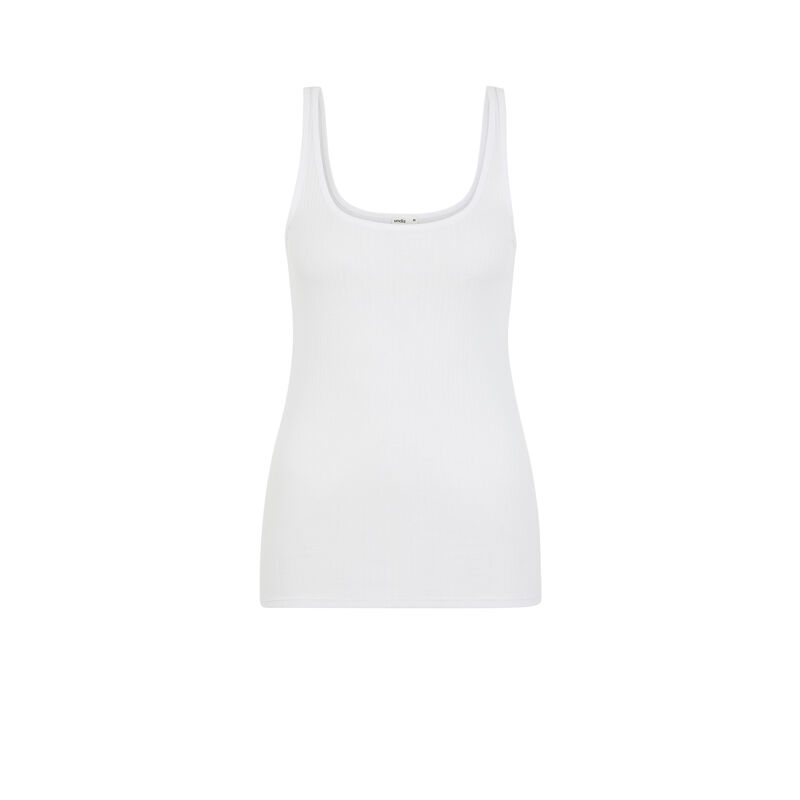Top sin tirantes liso - blanco Top sin tirantes liso - blanco;