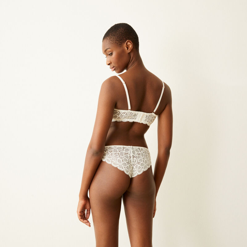 Braguita brasileña de encaje - blanco Braguita brasileña de encaje - blanco ;