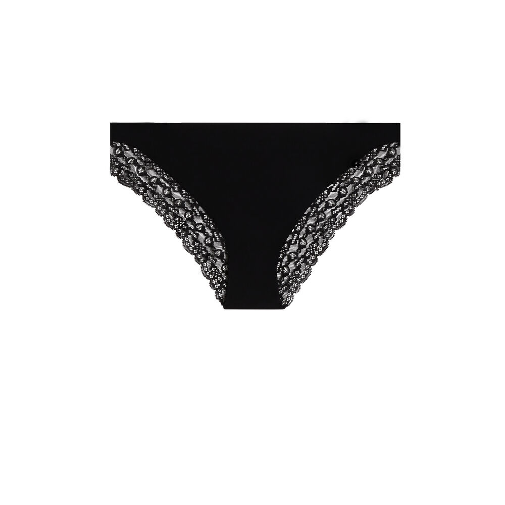 Braguita de microfibra shomiz negro.