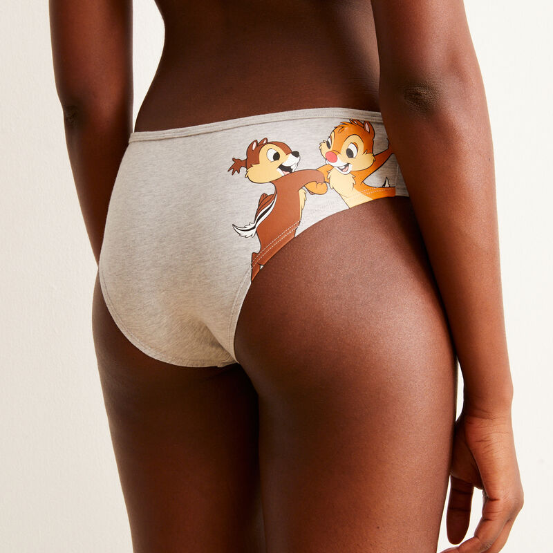 Braguita culotte con estampado Chip y Chop Braguita culotte con estampado Chip y Chop;