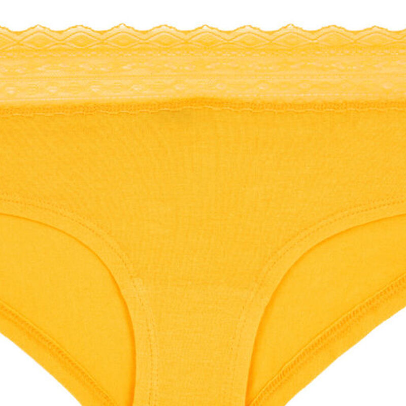 Braguita culotte de algodón lisa waistiz Braguita culotte de algodón lisa waistiz;