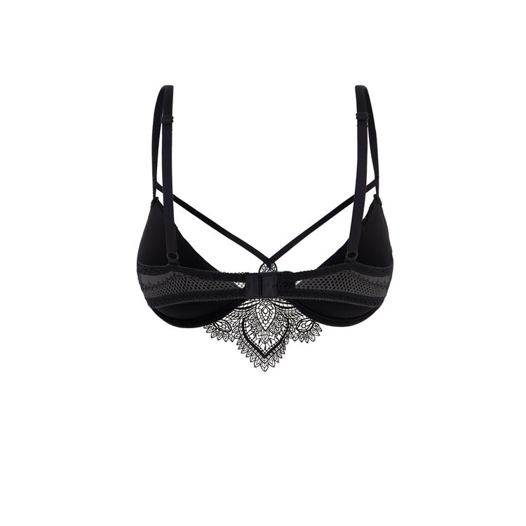 Sujetador push-up negro tattoogirliz Sujetador push-up negro tattoogirliz;