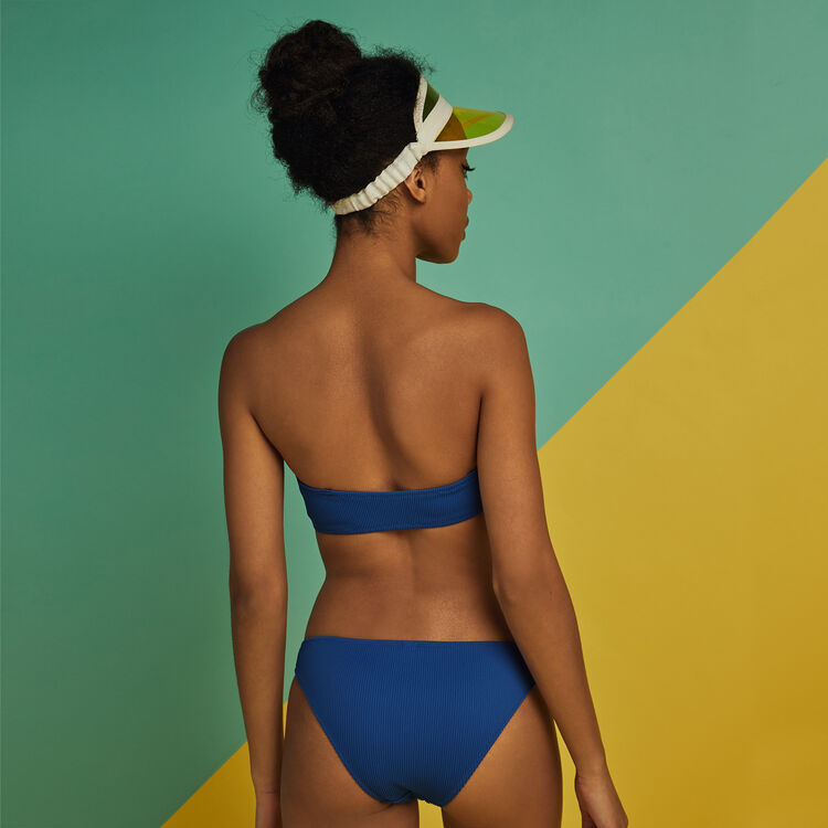 Braguita de bikini azul gaufriz blue.