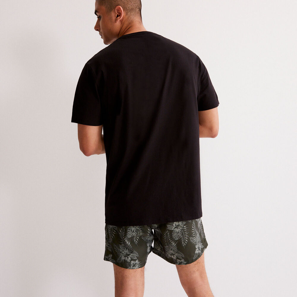 Camiseta beach please - negra negro.