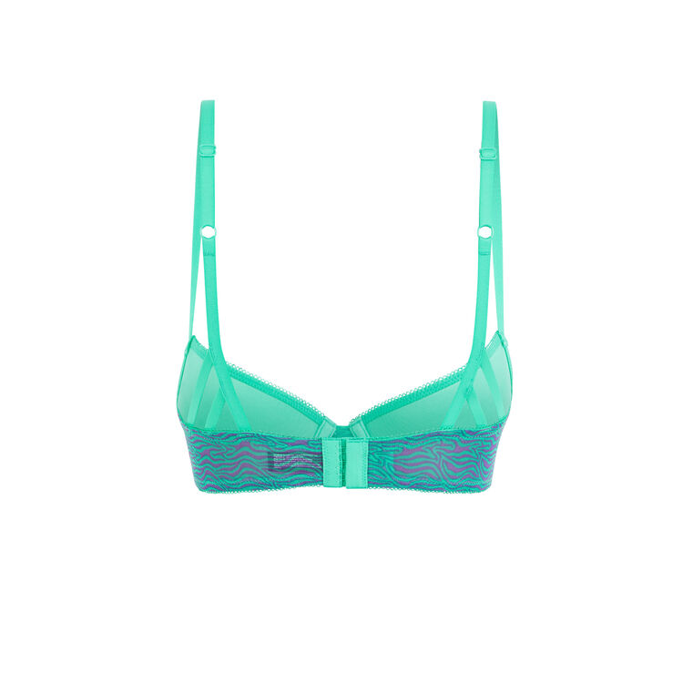 Sujetador push-up de tul ritualiz turquesa.